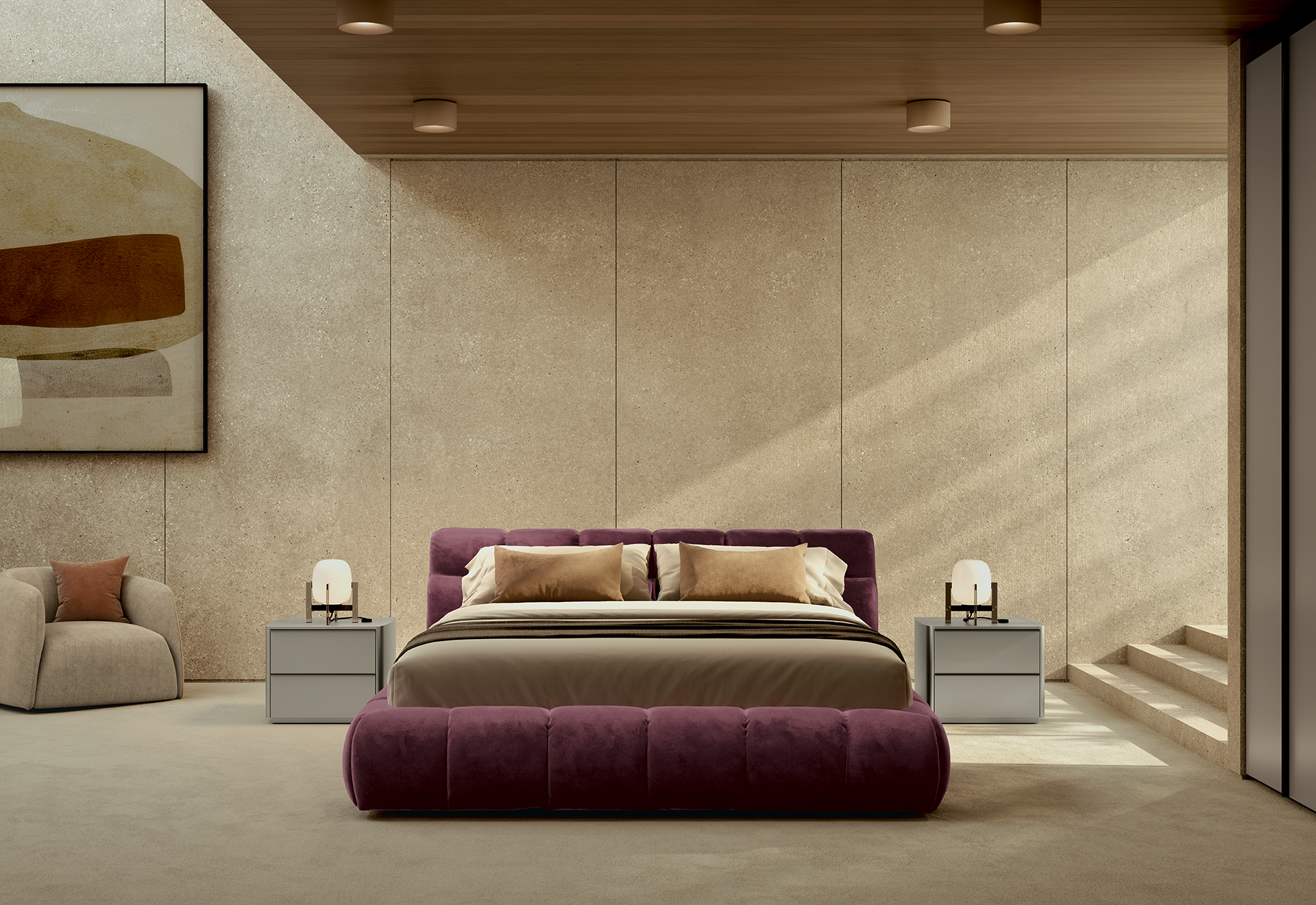Camera da letto moderna Febal Casa
