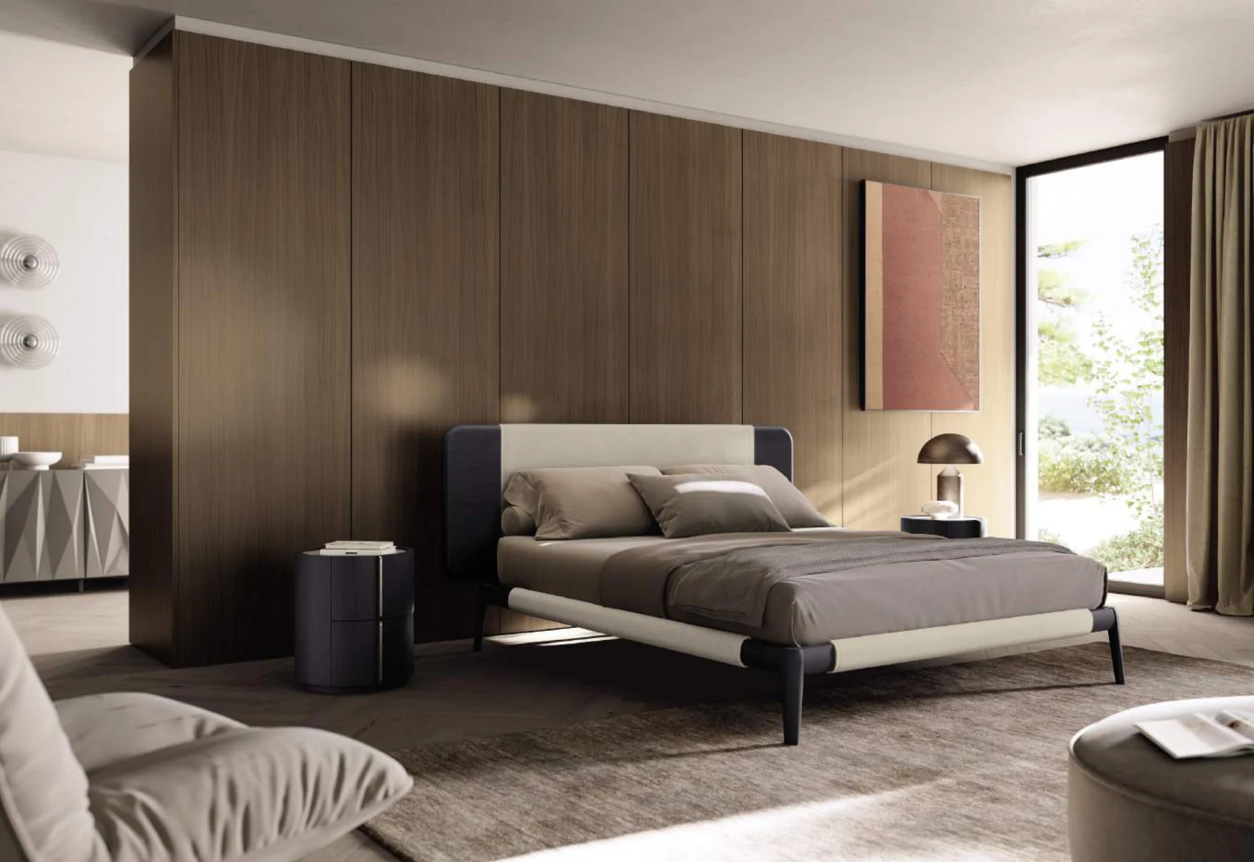 Arden Soft, letti misti: ambientazione dal catalogo Febal Casa