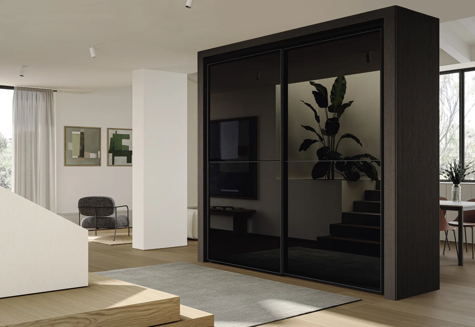 MOMENTI Utility Space, Ambienti di passaggio: composizione U109, vista 1