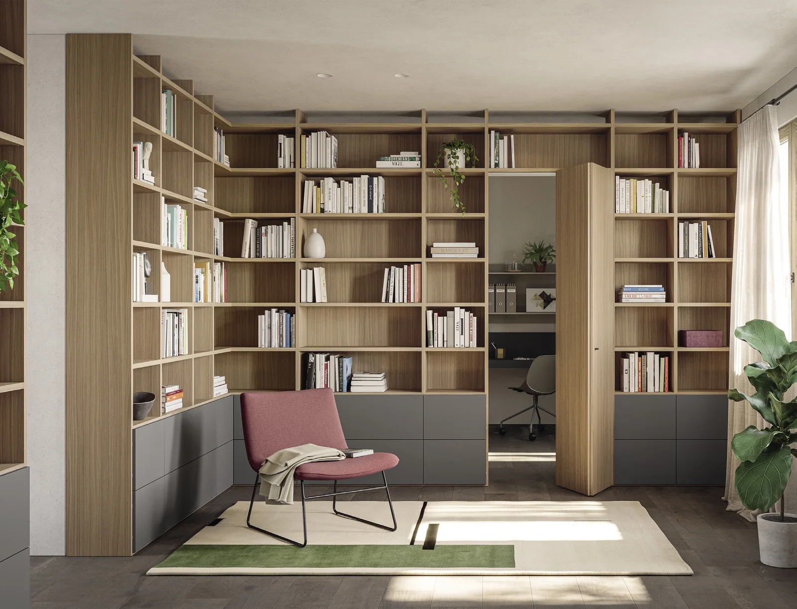 MOMENTI Utility Space, Divisori: composizione U116, vista 2