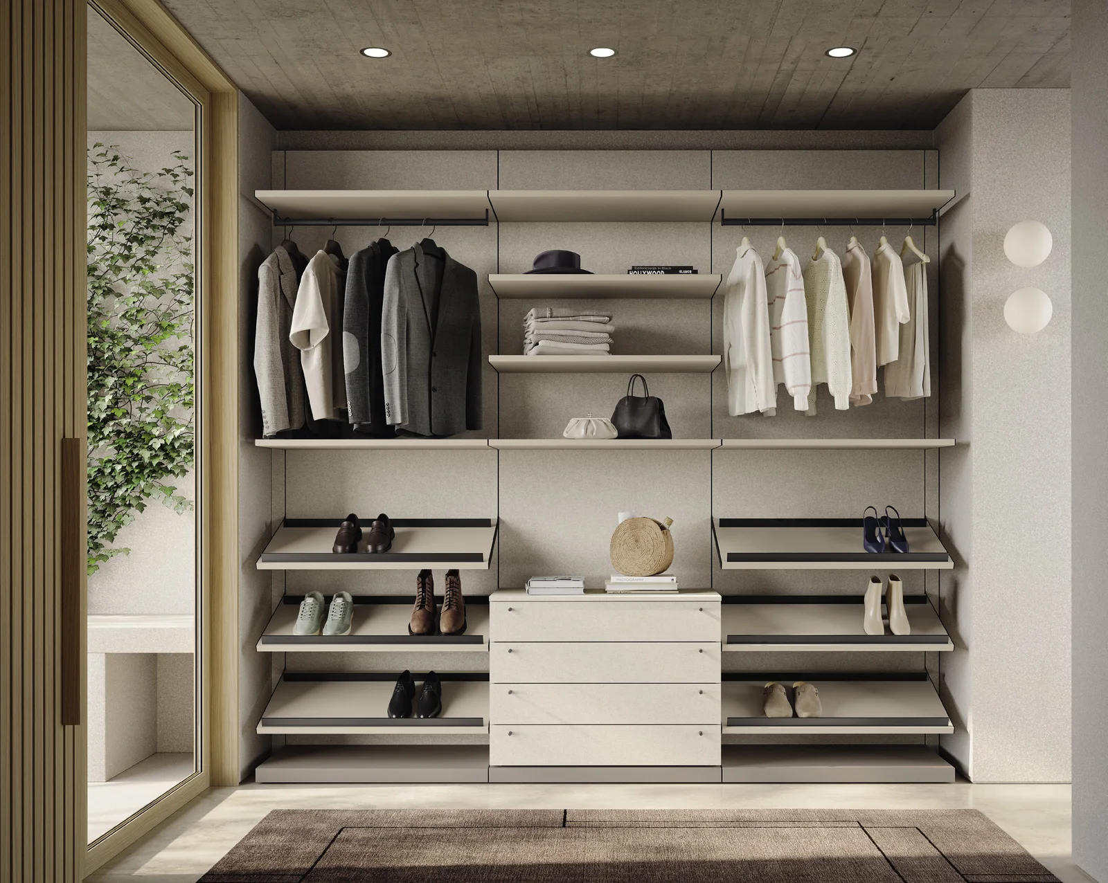 MOMENTI Utility Space, Ingressi: composizione U101, vista 1